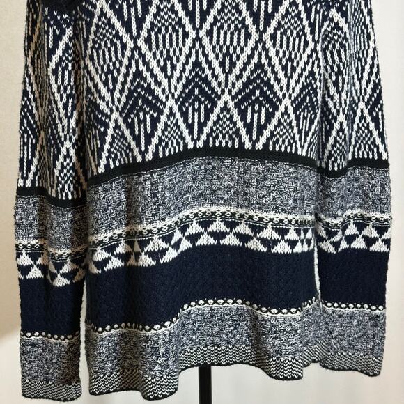 Christopher & Banks Navy Blue Open Front Cardigan Sweater Womens Petite Small PS - Picture 10 of 14